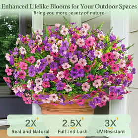 Yastouay fuchsia-pink bundle adds bright color for balcony displays