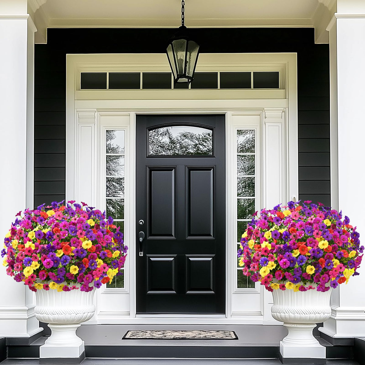 Yastouay garden artificial flowers detailed petals evoke natural charm.