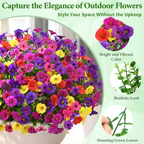 Yastouay handcrafted artificial flowers deliver lifelike detail for exteriors.