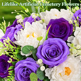 Yastouay cemetery flower saddle’s metal frame for stable outdoor placement