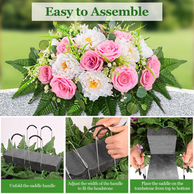 Protective rubber sleeves prevent scratches on stone surfaces
