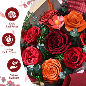 Yastouay included vase ensures instant table display.