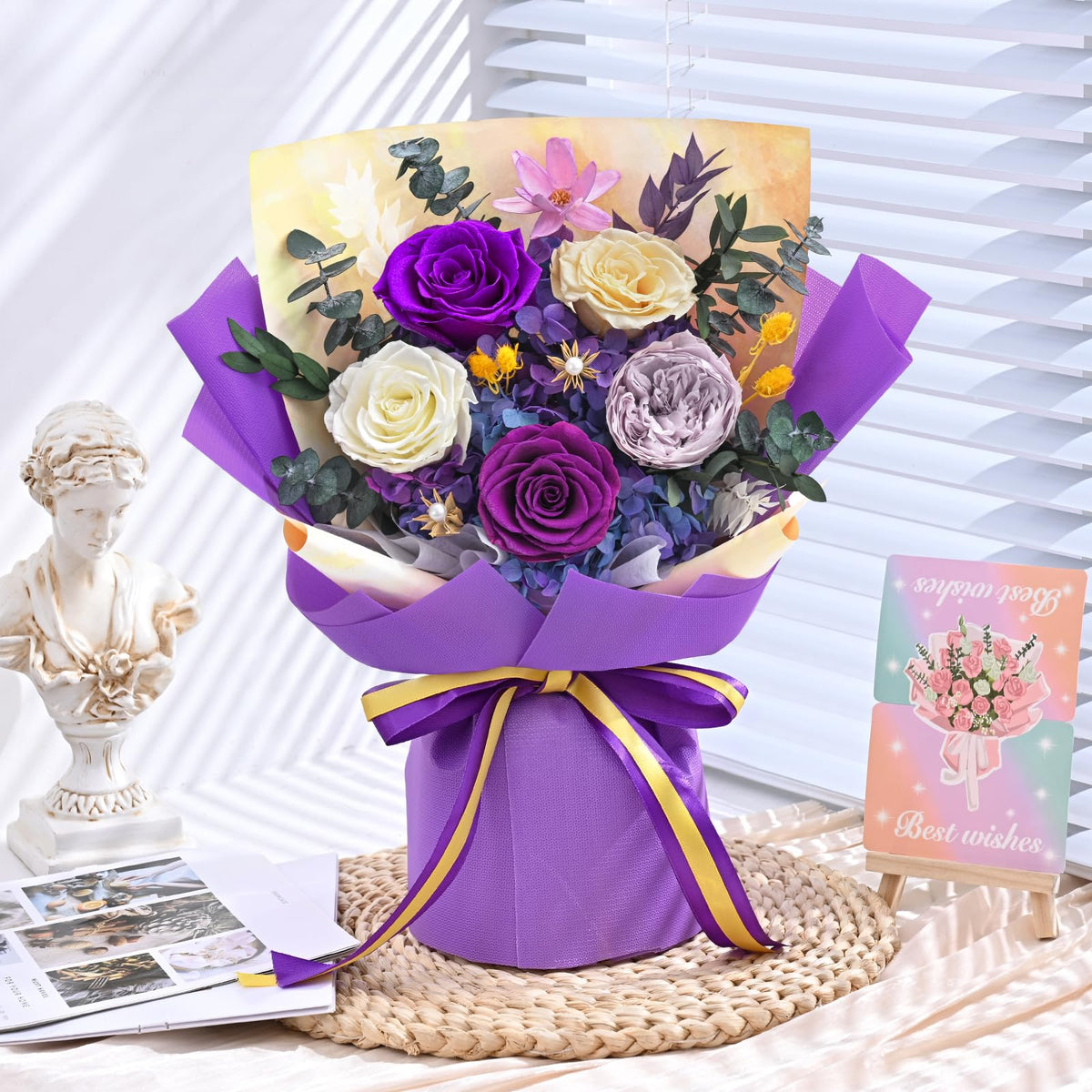 Yastouay long-lasting preserved roses offer year-round beauty.
