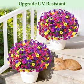 Yastouay low-maintenance artificial flowers save watering and pruning.