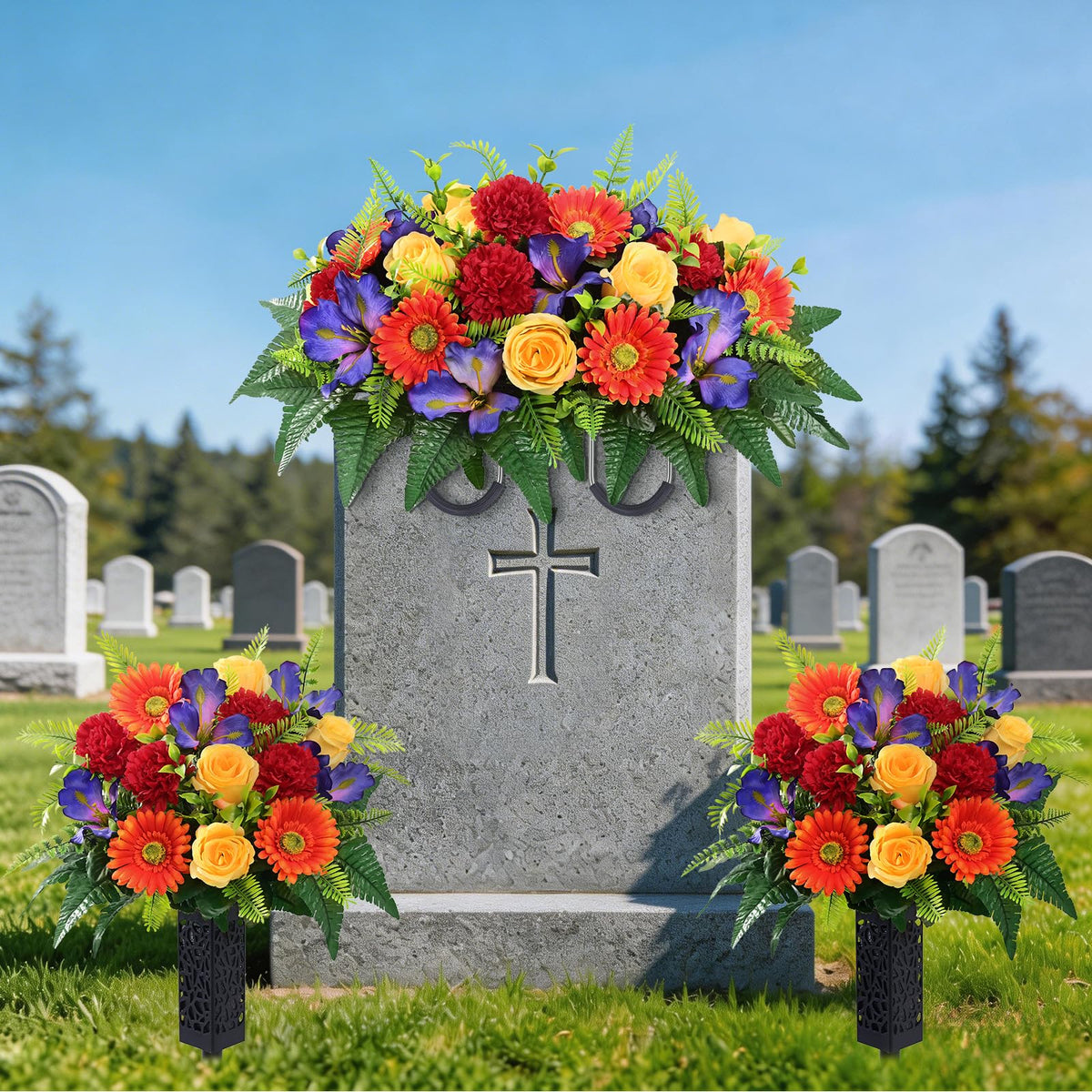 Yastouay memorial day flowers suit commemorations like Memorial Day and Mother's Day.