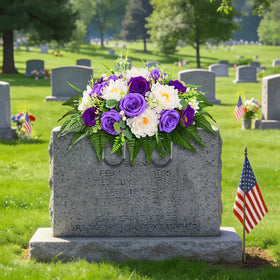 Yastouay peony-rose arrangement suits Memorial Day and Mother's Day
