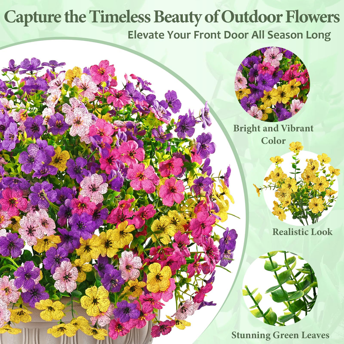 Yastouay mixed-color-bouquets versatile indoor and outdoor decor options