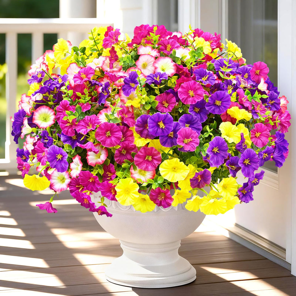 Yastouay outdoor morning glory bundles display vibrant maintenance-free color for gardens
