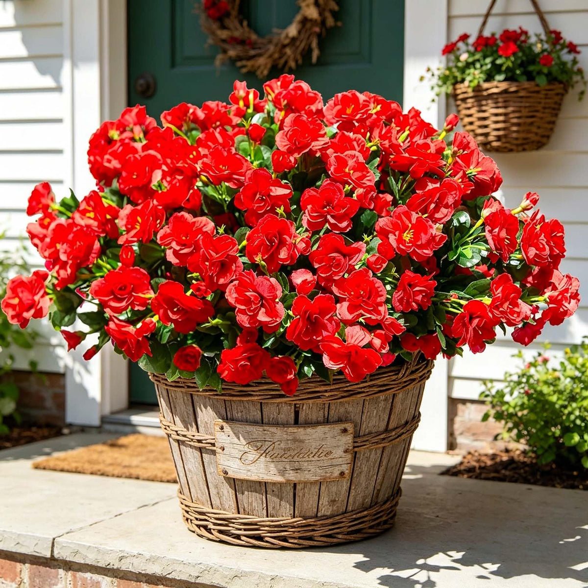 Yastouay outdoor flowers in four-bundle arrangement for lush curb appeal.