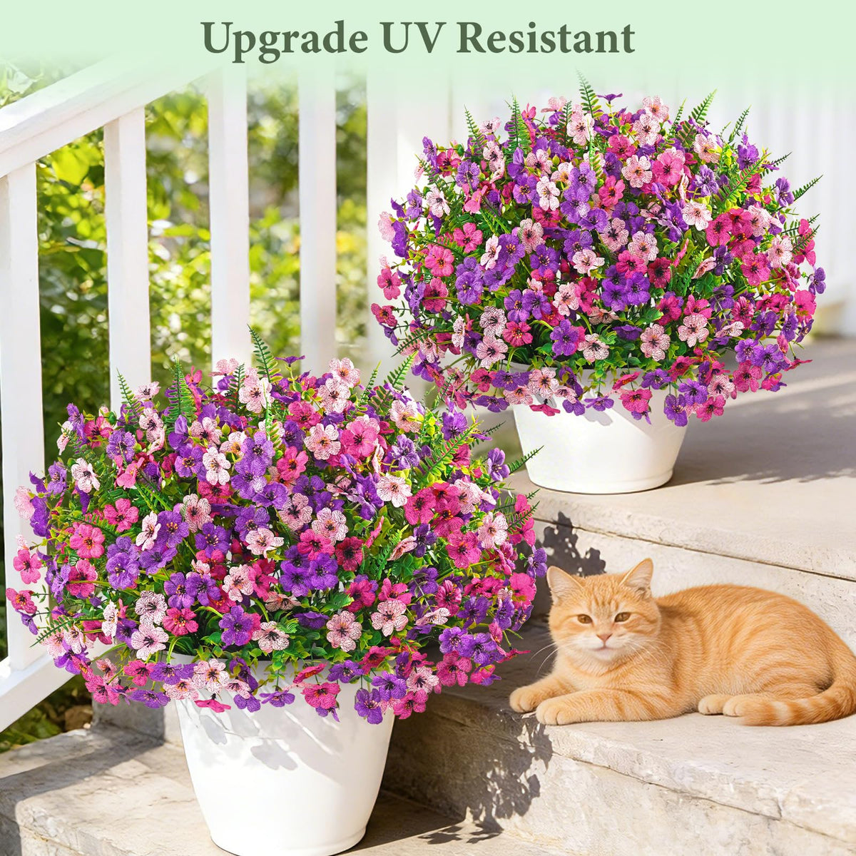 Yastouay outdoor flowers for garden and porch decor