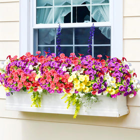 Yastouay outdoor flowers patio decor bundle offers versatile decor without watering.