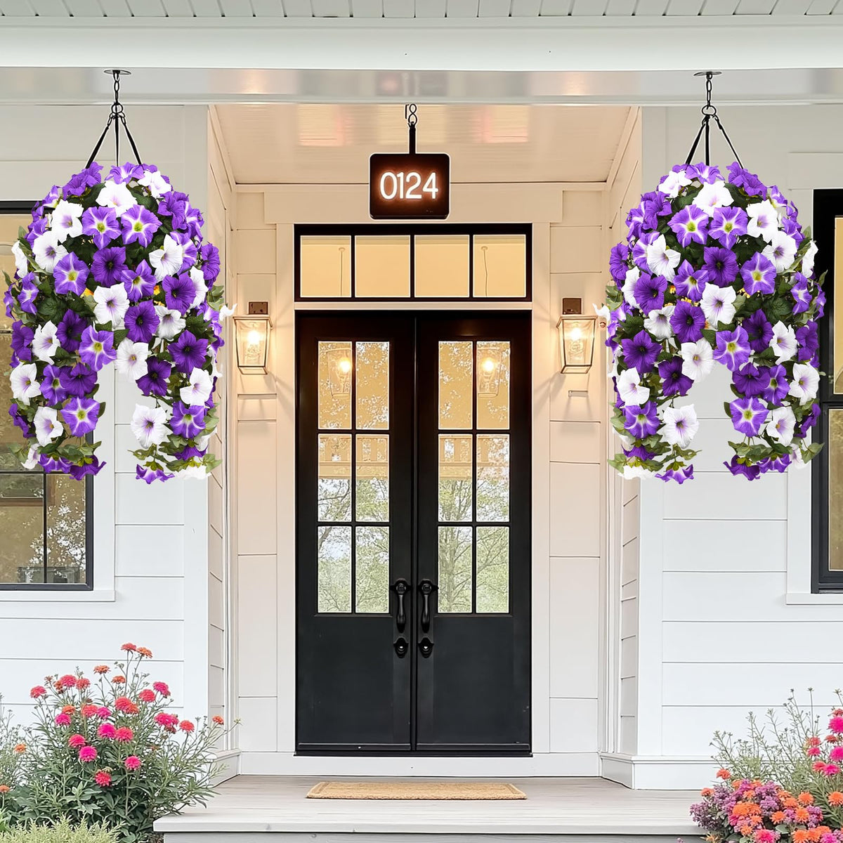 Patio or garden accent with UV-resistant Yastouay petunias