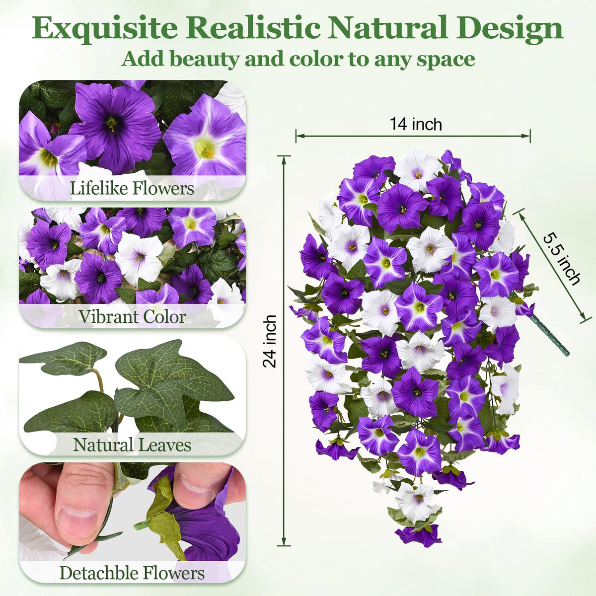 Porch decor with Yastouay petunias adds lasting color