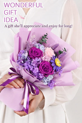 Yastouay preserved bouquet handcrafted by skilled florists for lasting beauty.