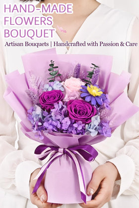 Yastouay preserved flowers elevate home decor with year-round color.