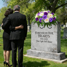 Yastouay lifelike blooms create reverent, lasting memorials from a distance