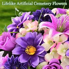 Yastouay durable, UV-resistant grave decor designed for weather resilience.