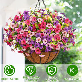 Yastouay UV-resistant flowers stay vivid under bright sun.