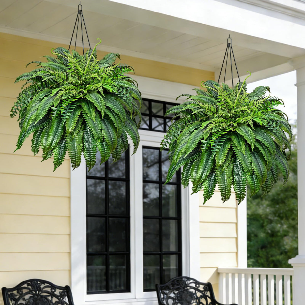 Yastouay flexible fern fronds with wires for shaping
