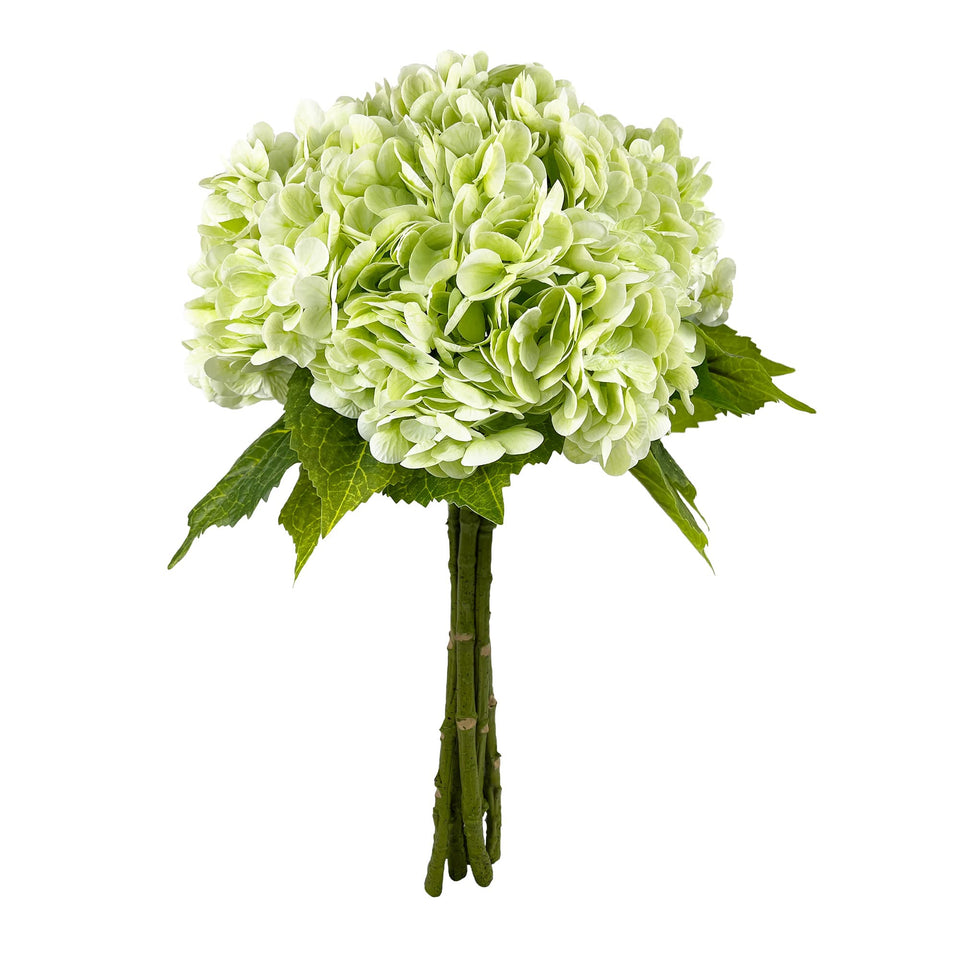 Yatim 21in light-green hydrangea head with stem for centerpieces