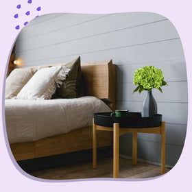 Yatim greenery and faux hydrangea assembly for versatile home accents