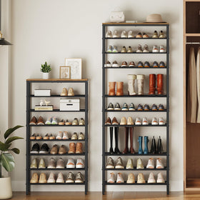 YATINEY durable materials photo emphasizes particleboard and metal frame.