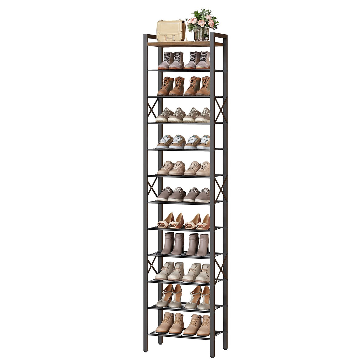 YATINEY entryway organization keeps phones, wallets, keys within reach.