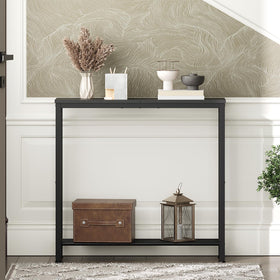 Easy-assembly YATINEY console table with numbered parts and tools