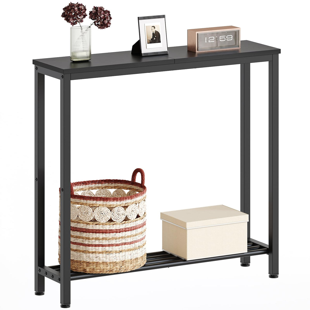 Top surface supports up to 55 lb on YATINEY table
