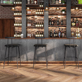 YAUKTAK bar stools set-2 floor-protectors guard wood floors