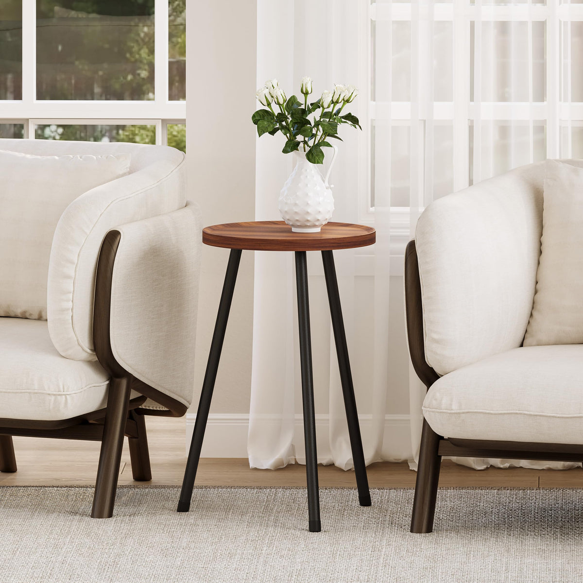YAUKTAK LET520DR non-slip pads protect floors while keeping the table steady.