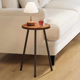 YAUKTAK LET520DR round side table assembly for quick setup beside the sofa.