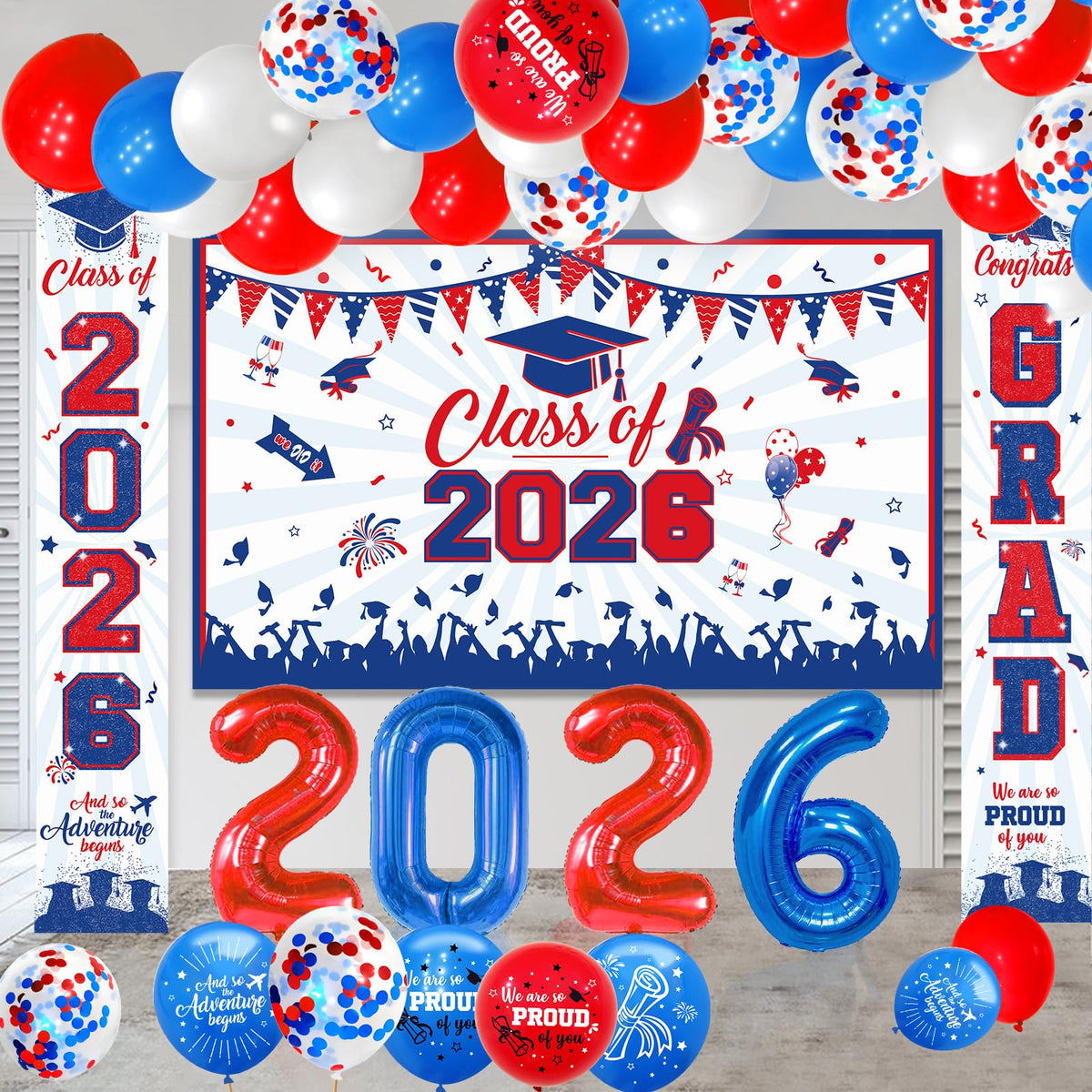 Yavxzvbw large-2026-number-balloon highlights the graduation milestone