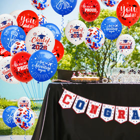 Yavxzvbw grad party decor setup showcases ready-to-use decorations