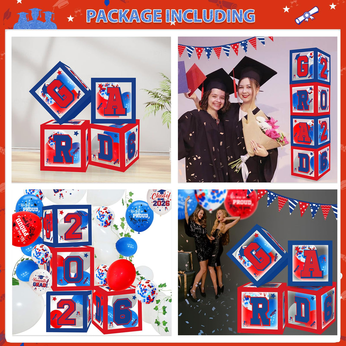 Yavxzvbw graduation-decorations-set offers a complete decorating solution