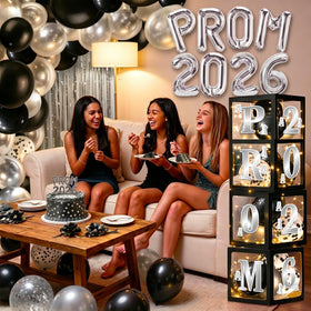 Yavxzvbw latex balloons 25x10in black and silver provide versatile color accents.