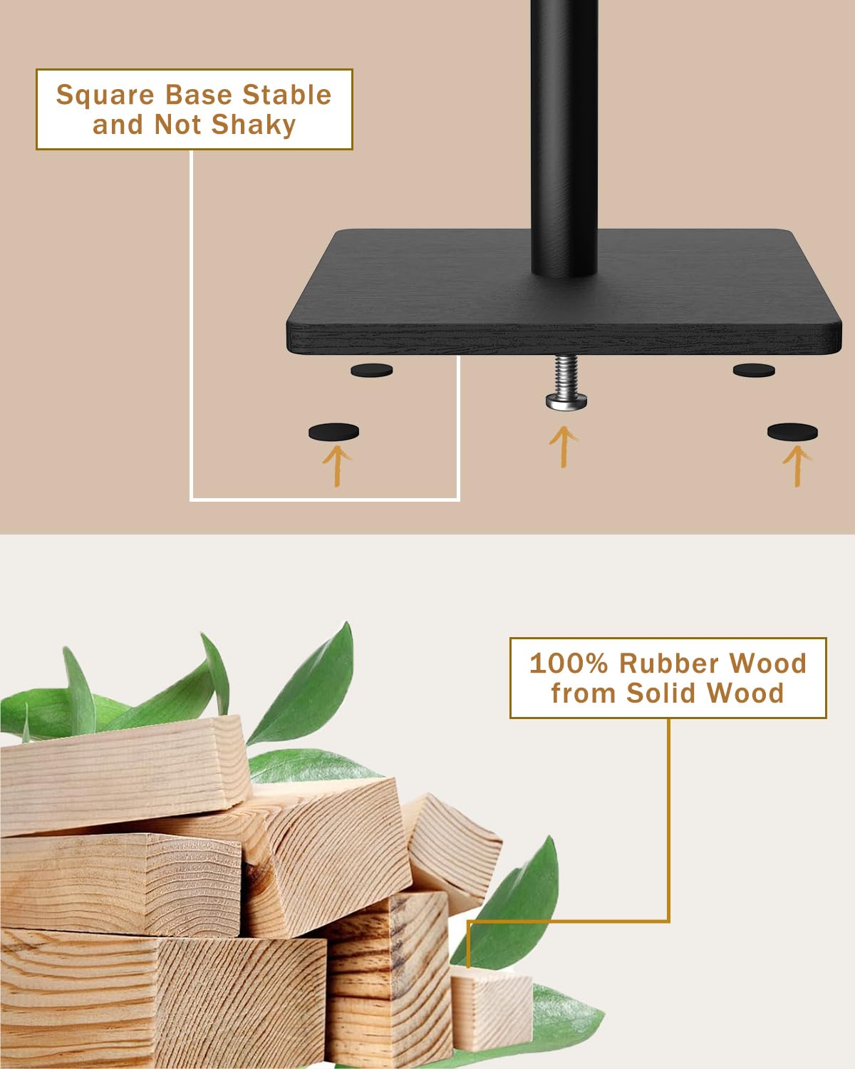 Black finish complements modern interiors and spaces.