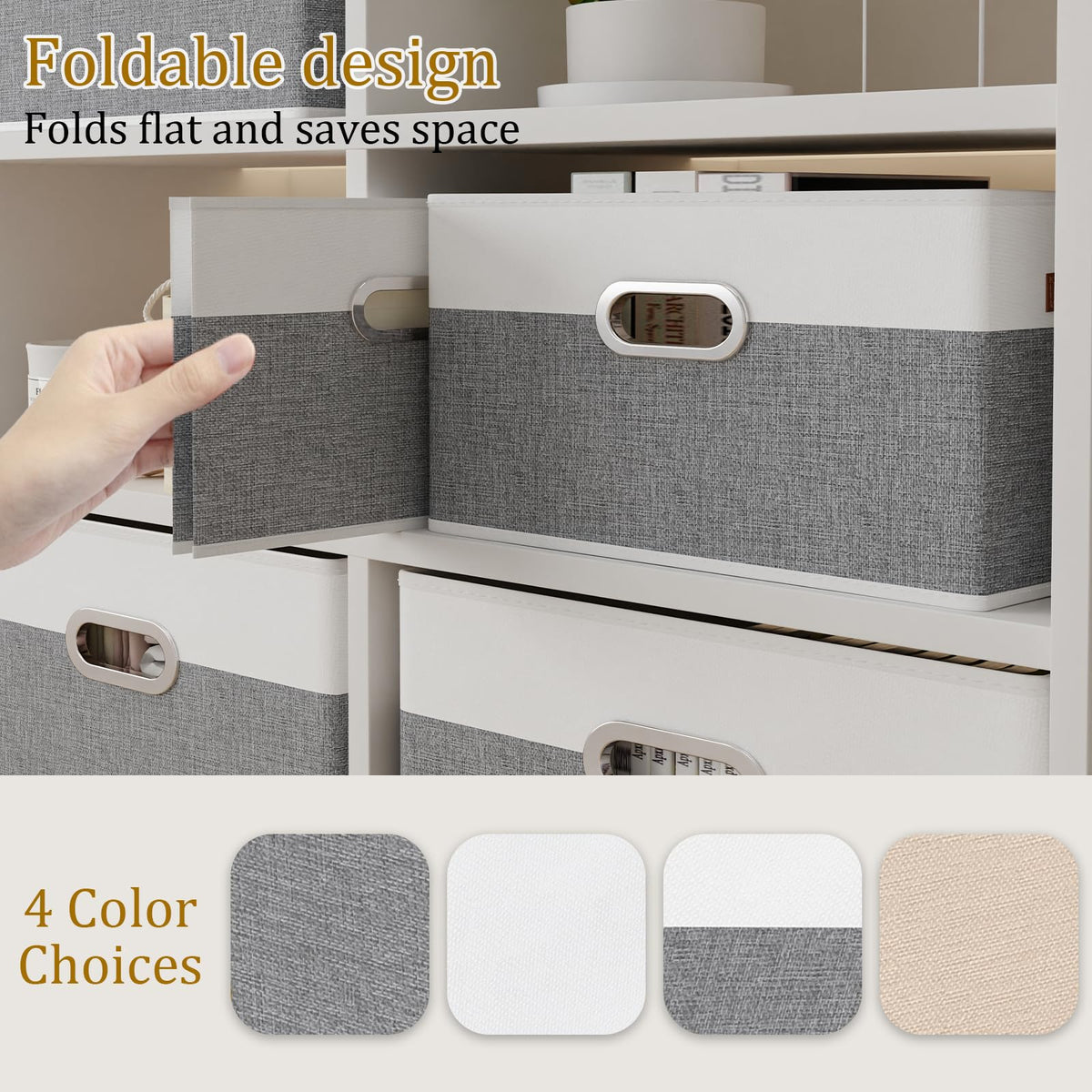 Yawinhe multi-purpose storage bin suitable for clothes, shoes, towels