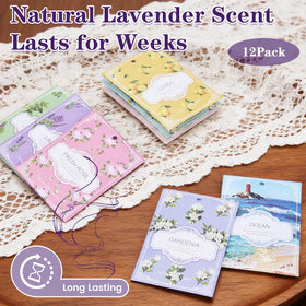 YAXUNDZ Lavender sachet on car dashboard offers subtle odor control during drives