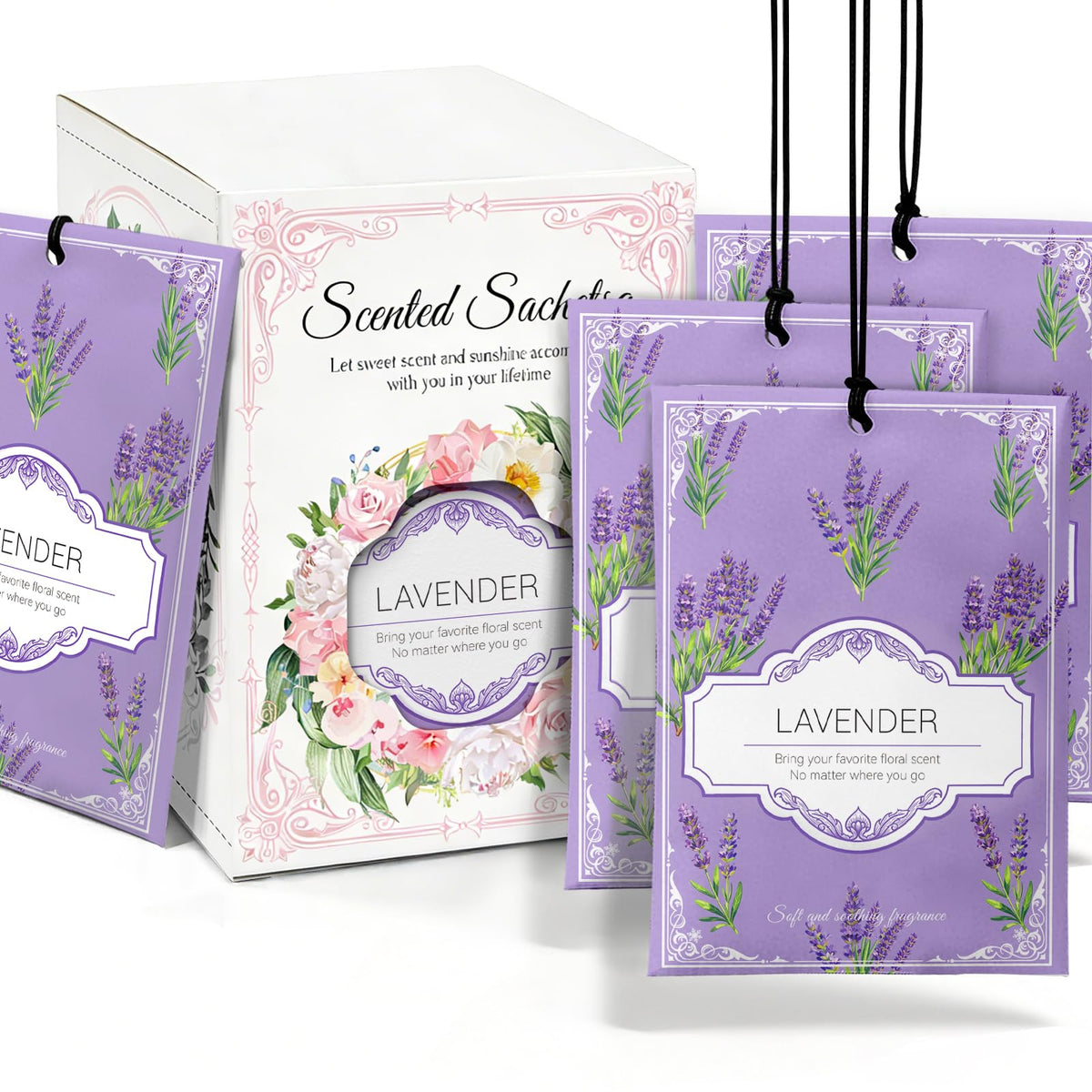 YAXUNDZ Lavender sachet in a drawer delivers long-lasting fresh scent for clothes