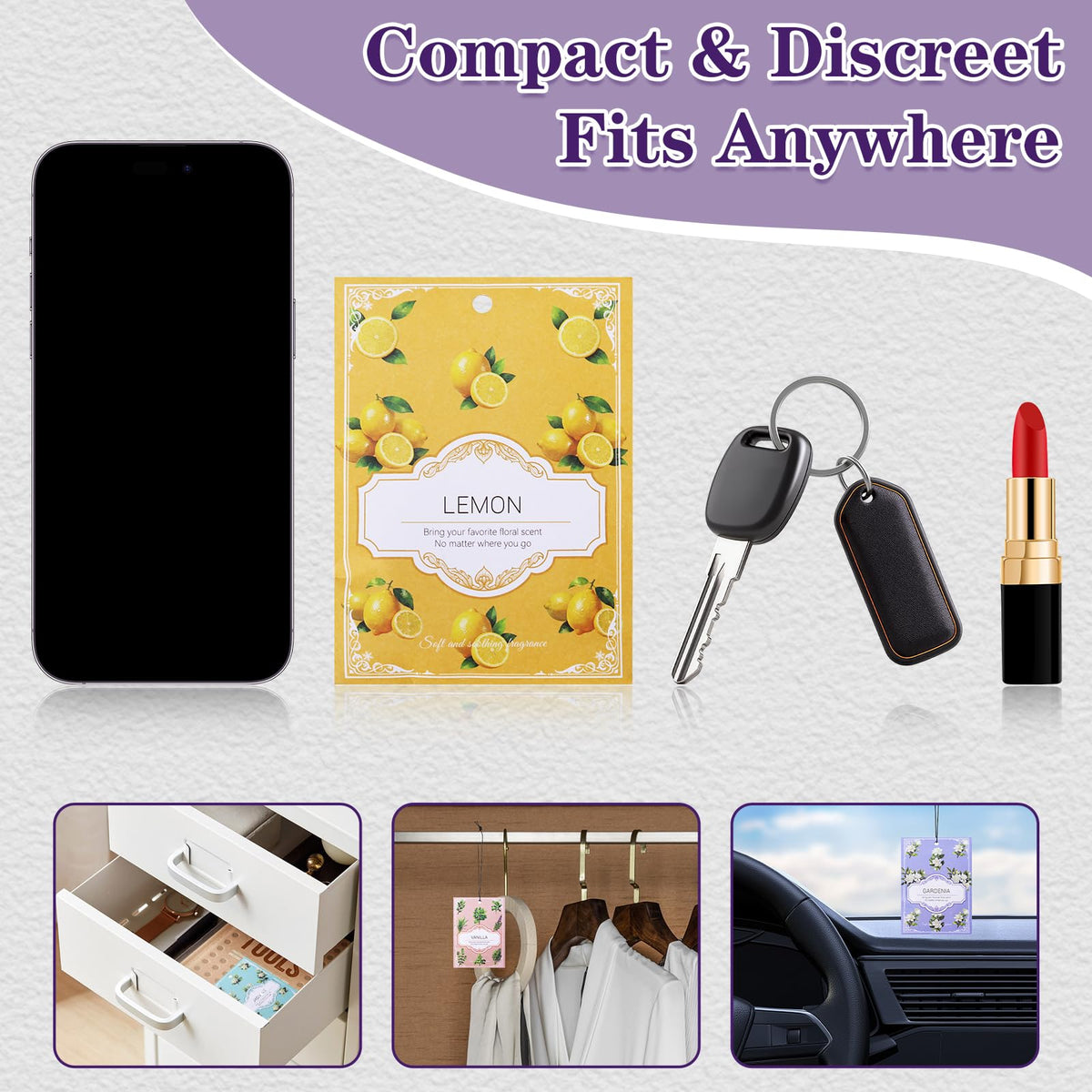 YAXUNDZ Lavender sachet near shoes adds a fresh scent with every step