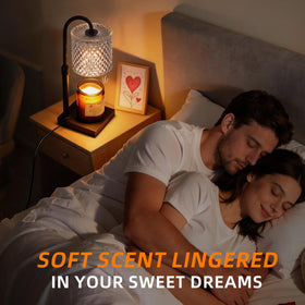 YAYIT candle warmer lamp timer settings enable flexible fragrance timing.