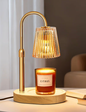 YCCZSZO candle warmer lamp with dimmer base for flameless fragrance