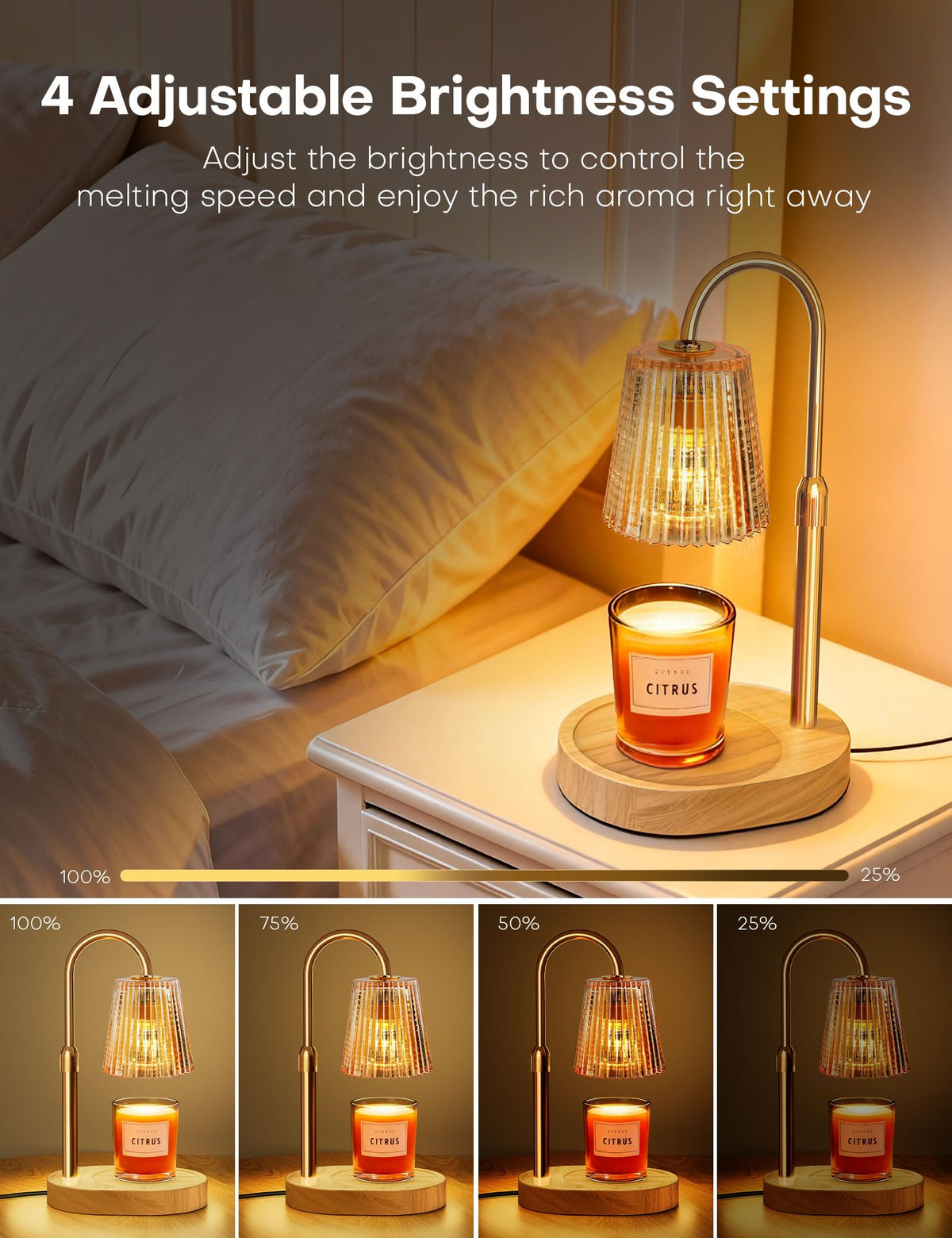 YCCZSZO candle warmer lamp elegant design suits any decor