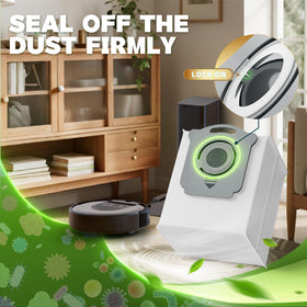 YCWARMXX Roomba bags large capacity design reduces frequent bag changes.