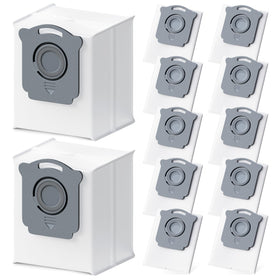 YCWARMXX Roomba bags packaging display for quick replacement and tidy storage.