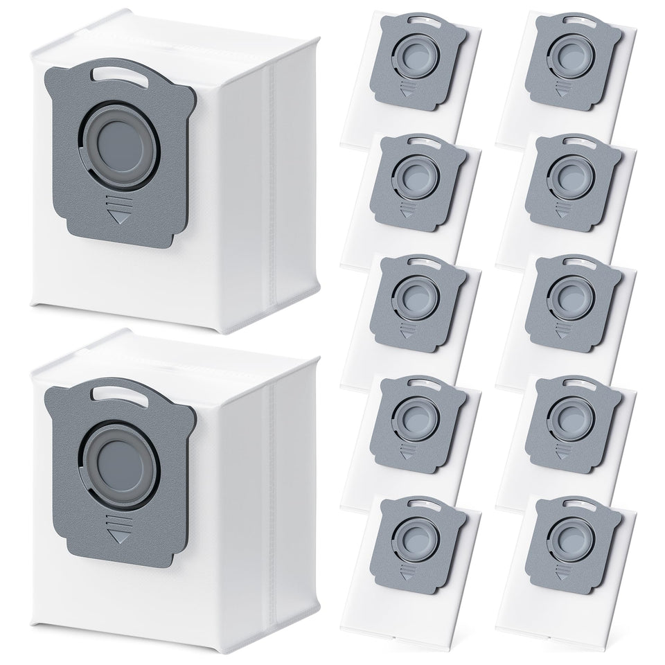 YCWARMXX Roomba bags packaging display for quick replacement and tidy storage.