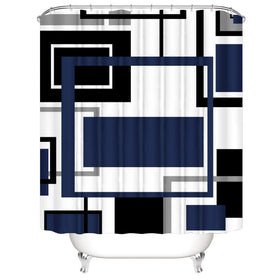 Yddsky U-shaped bath rug stays in place on wet floors.