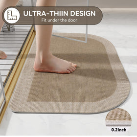 YDKGL absorbent quick-dry braided bath mat for fast moisture wicking