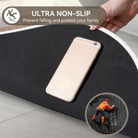 YDKGL edge-protected bath mat with reinforced stitching for durability